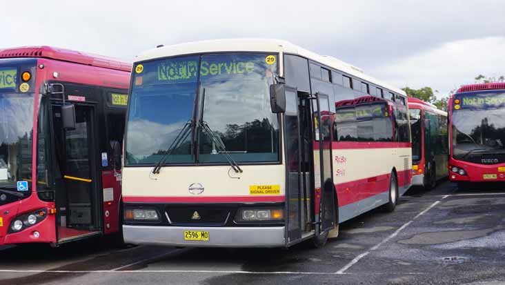 Red Bus Hino RG230 Express 29, Iveco Metro CB80 82 & 58 and Express 31